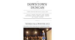 Desktop Screenshot of downtownduncan.com